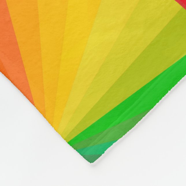 Fleece Blanket - Citrus Fans (Corner)