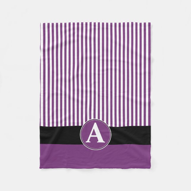 Fleece Blanket, Custom Monogram (Front)