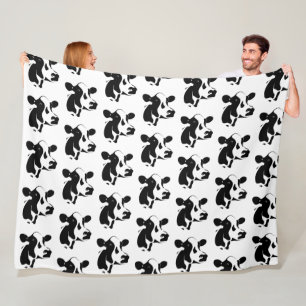 Fleece Blanket-Farm Cow Blanket