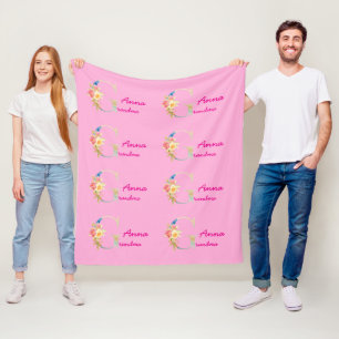 Fleece Blanket For Grandma With Name