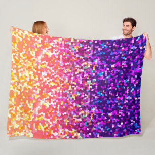 Fleece Blanket Glitter Graphic