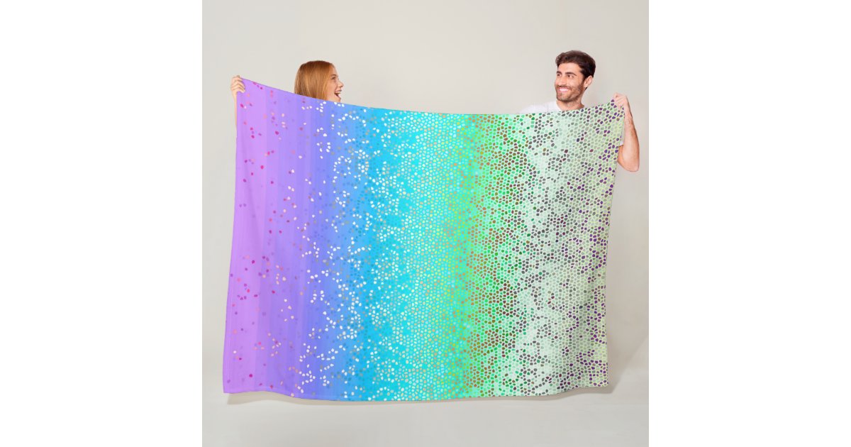 Fleece Blanket Glitter Star Dust Zazzle