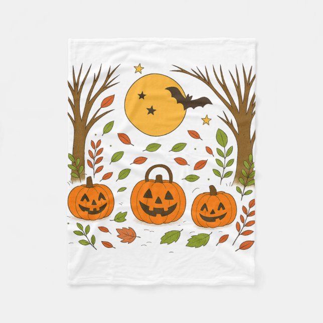 Fleece blanket Halloween (Front)