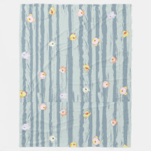 Fleece Blanket (Large 60" x 80") – Whimsy Faces
