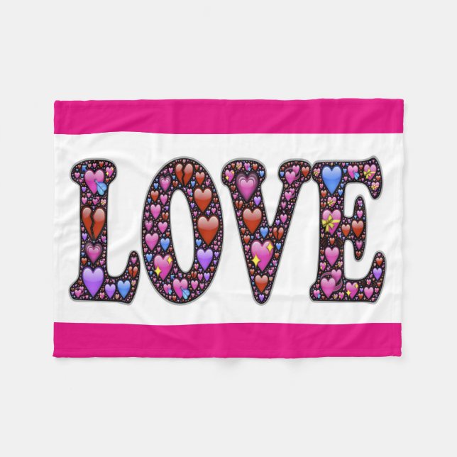 Fleece Blanket/Love Blanket (Front (Horizontal))