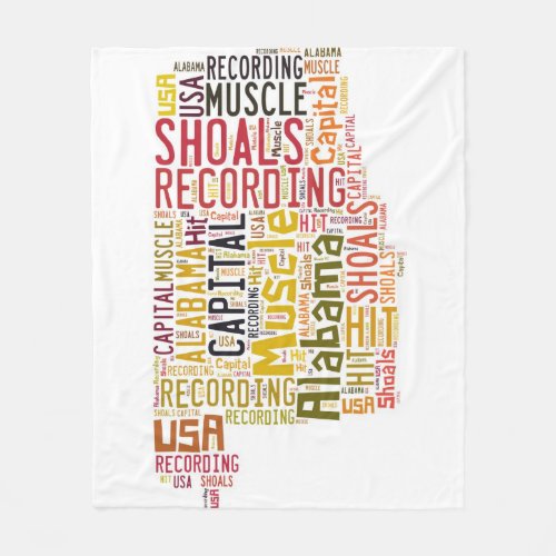 Fleece Blanket _ Muscle Shoals _ Hit Recording 