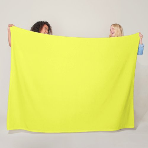 Fleece Blanket Neon Yellow