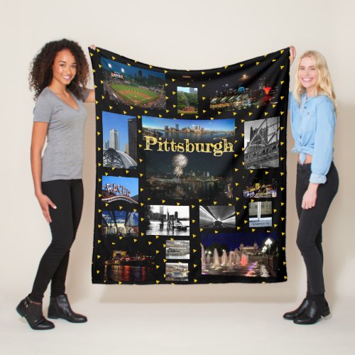 Fleece Blanket Pittsburgh Photo