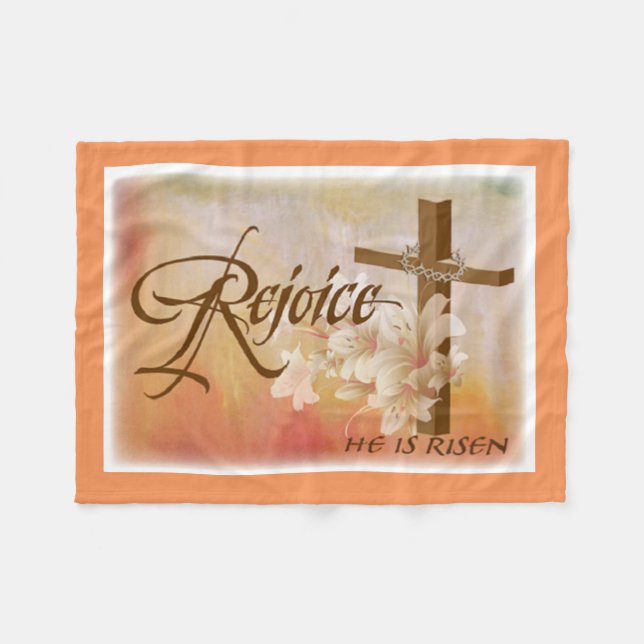 Fleece Blanket/Rejoice Blanket (Front (Horizontal))