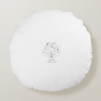 Fleece Blanket Round Pillow