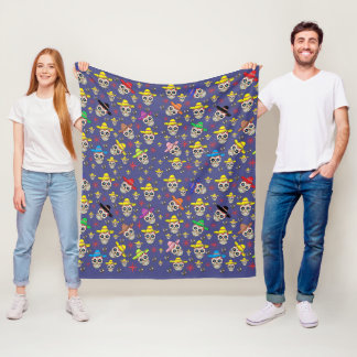 Fleece Blanket - Skulls