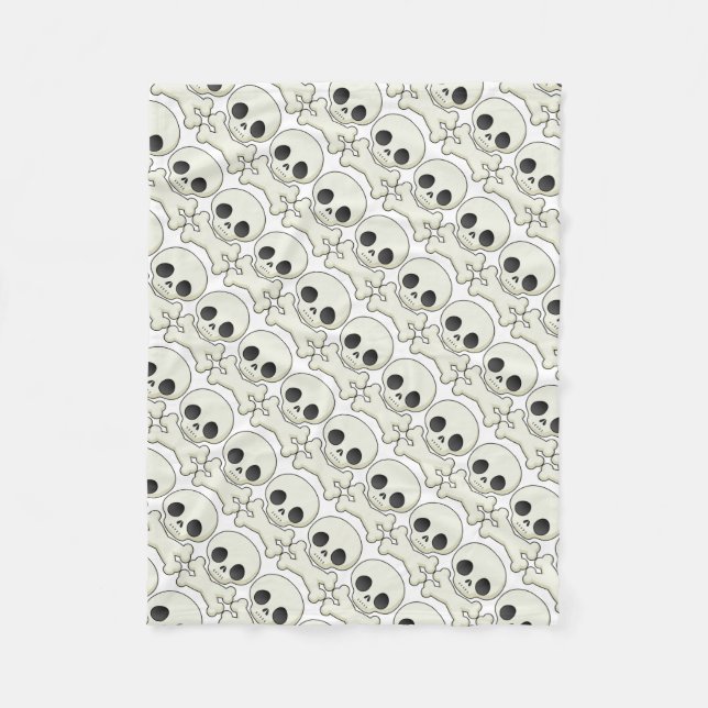 Fleece Blanket/Skulls Blanket (Front)