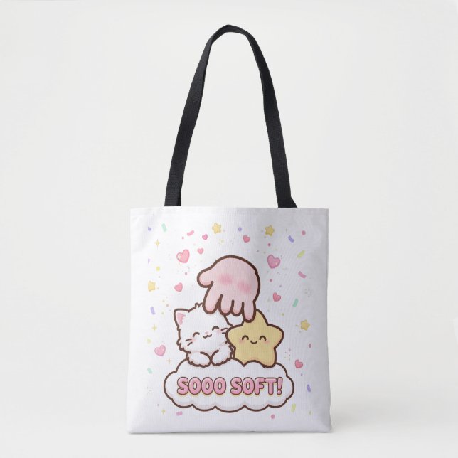 Fleece Blanket Tote Bag (Front)