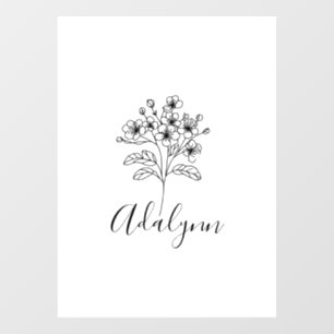 Fleece Blanket Window Cling