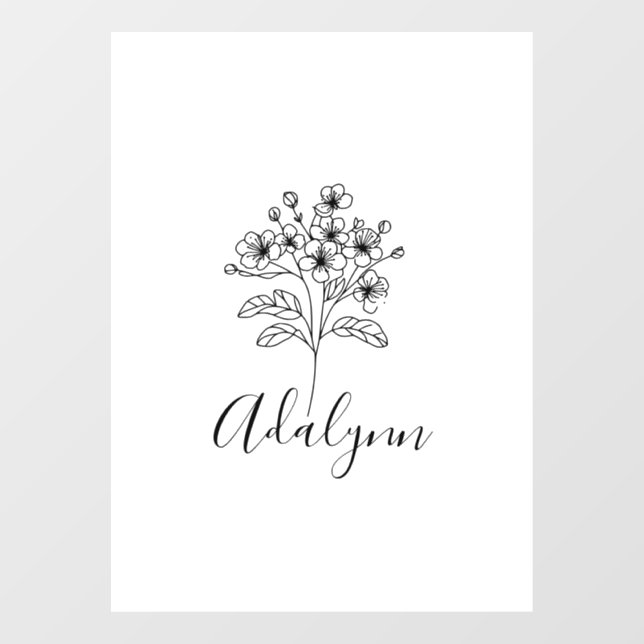 Fleece Blanket Window Cling (Sheet)