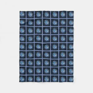 Fleece Blanket with blue lion