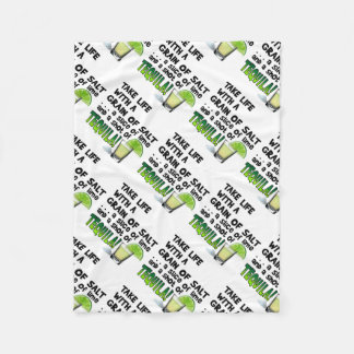 FLEECE BLANKETS - LIFE, LIME, SALT, TEQUILA!