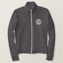 Fleece Jacket with White Logo Fleece Jacket with White Logo