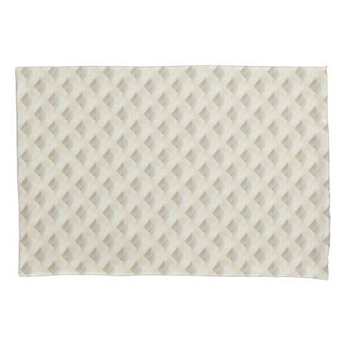 Fleece luxury soft beige ivory square dimple set pillow case