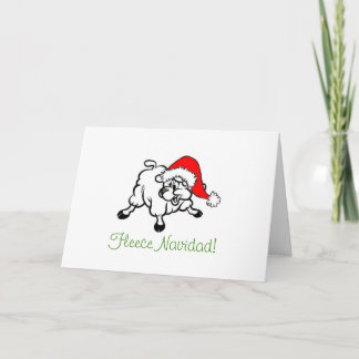 Fleece Navidad Card