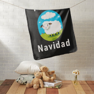 "Fleece Navidad" Christmas Baby Blanket