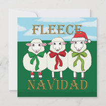 Fleece Navidad - Christmas Card