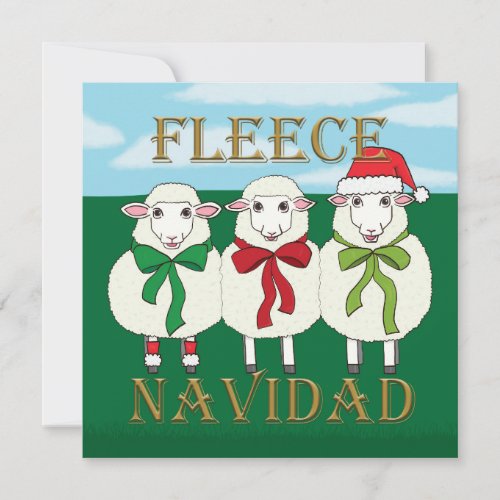 Fleece Navidad _ Christmas Card