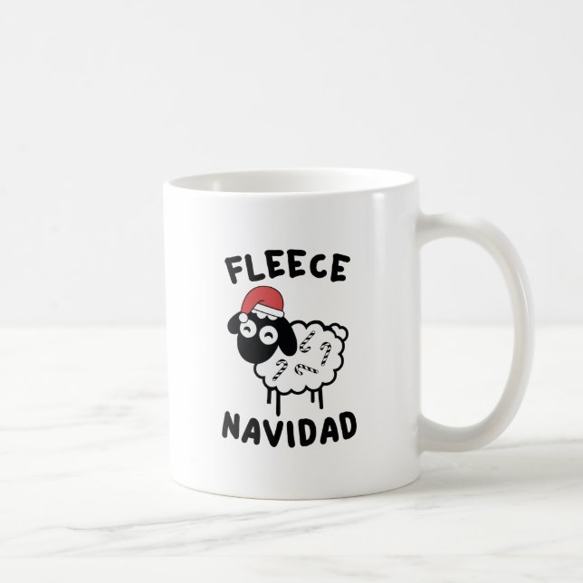 Fleece Navidad Coffee Mug (Right)