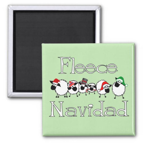 Fleece Navidad Fridge Magnet