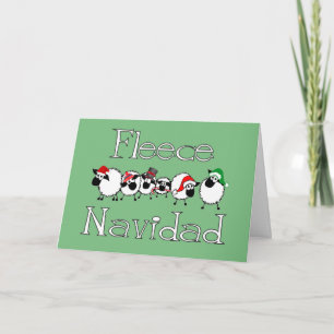 Fleece Navidad Funny Christmas Card
