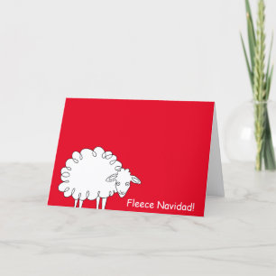 Fleece Navidad Holiday Card