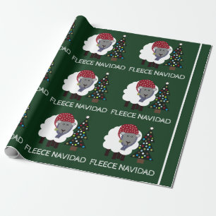 Fleece Navidad, Spanish Style Christmas Wrapping Paper