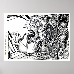 Fleeing in terror from an empty room... poster