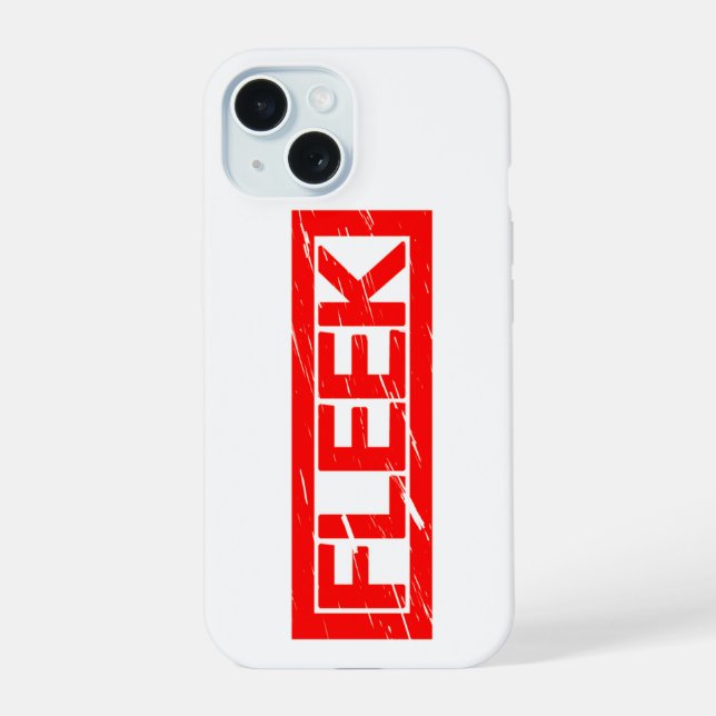 Fleek Stamp Iphone Case (Back)