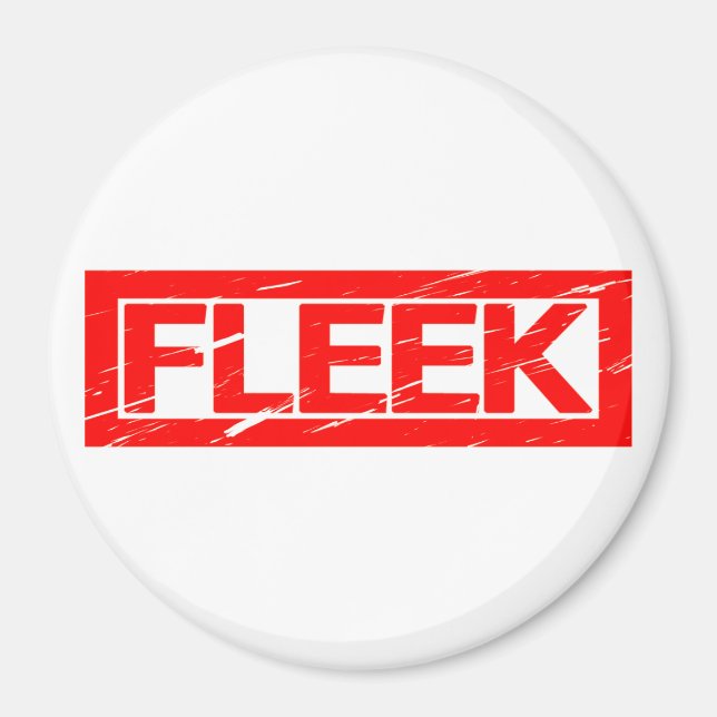 Fleek Stamp Magnet (Front)