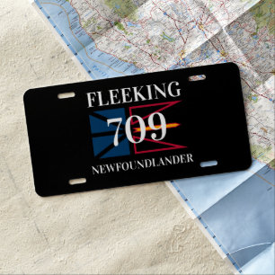Fleeking Newfoundlander Newfoundland 709 licence License Plate