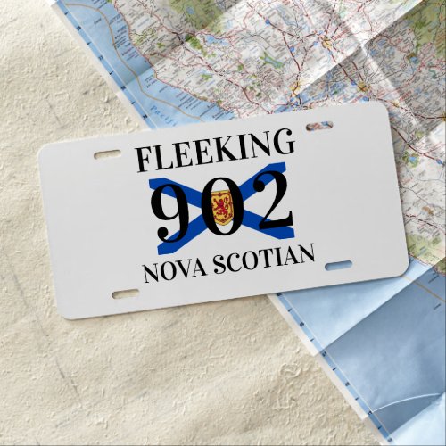 Fleeking Nova Scotian Halifax Dartmouth 902 custom License Plate