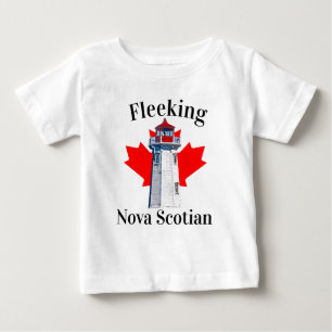 Fleeking Nova Scotian Halifax Dartmouth Lighthouse Baby T-Shirt