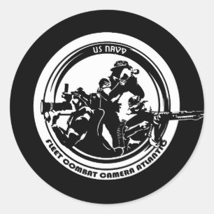 Fleet Combat Camera Atlantic Sticker