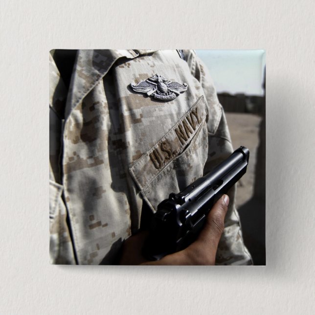 Fleet Marine Force Warfare Device Pinback Button (Front)