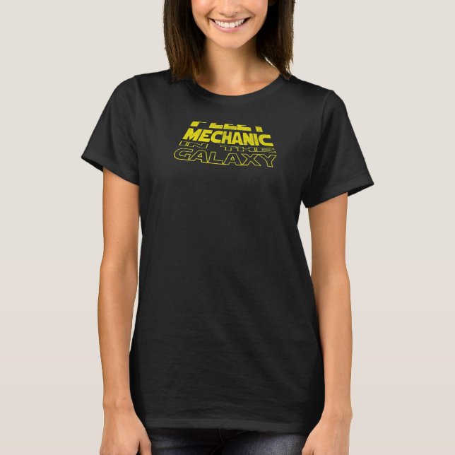 Fleet Mechanic  Space Backside T-Shirt (Front)