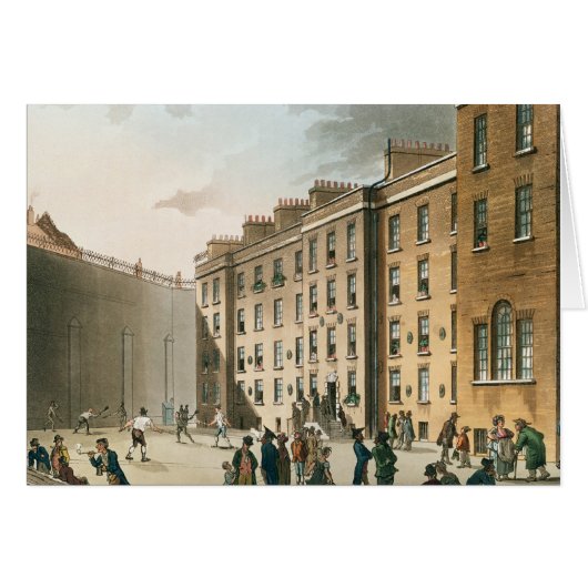 Fleet Prison from Ackermann's Cards (Front Horizontal)