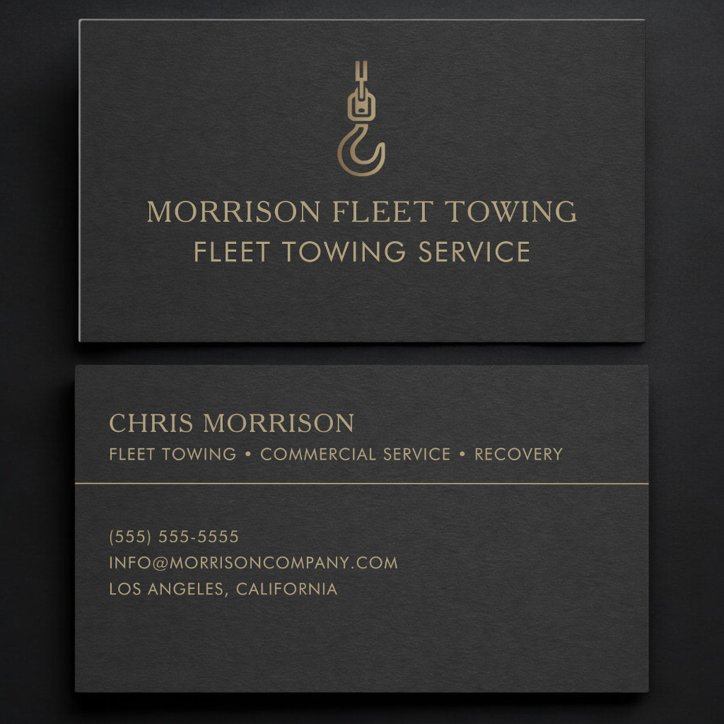Fleet Towing Business Card