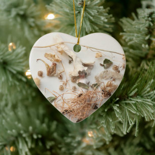 Fleeting moment ceramic ornament