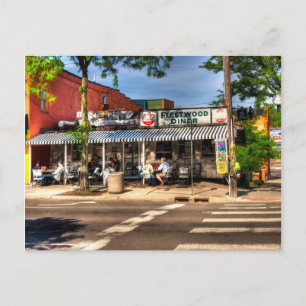 Fleetwood Diner - Ann Arbor, Michigan Postcard