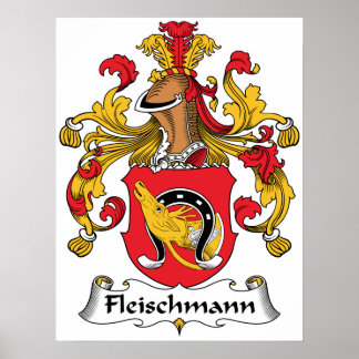 Fleischmann Family Crest Poster