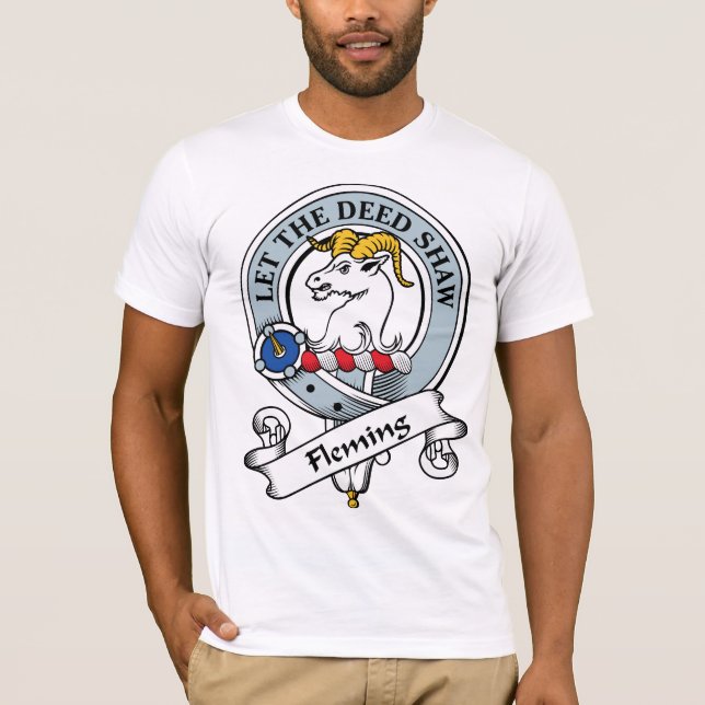 Fleming Clan Badge T-Shirt (Front)