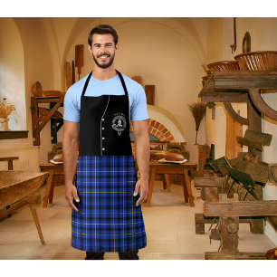 Fleming Clan Badge & Tartan Kilt Apron