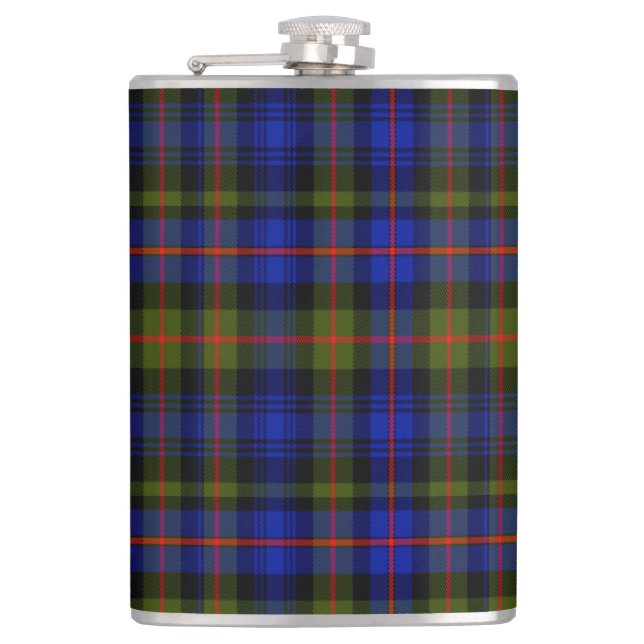 Fleming Scottish Tartan Hip Flask (Front)