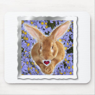 Flemish Giant Bunny Mouse Pad
